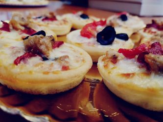 Imagen: Mini pizzetas surtidas