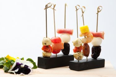 Imagen: Brochetas saladas